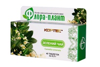 Диетическая добавка «ФЛОРА-ПЛАНТ Зеленый Чай», 40 табл.